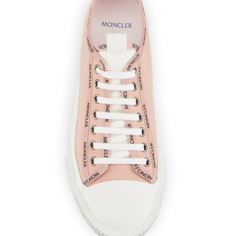 Moncler® Logo Canvas Low-Top Sneakers - Picture 6 of 16